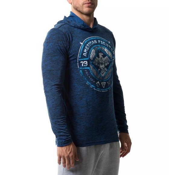 AMERICAN FIGHTER Men's T-Shirt L/S MACCARTHY HOOD - Picture 9 of 11